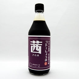 茜 福岡県産丸大豆しょうゆ(甘口)500ml