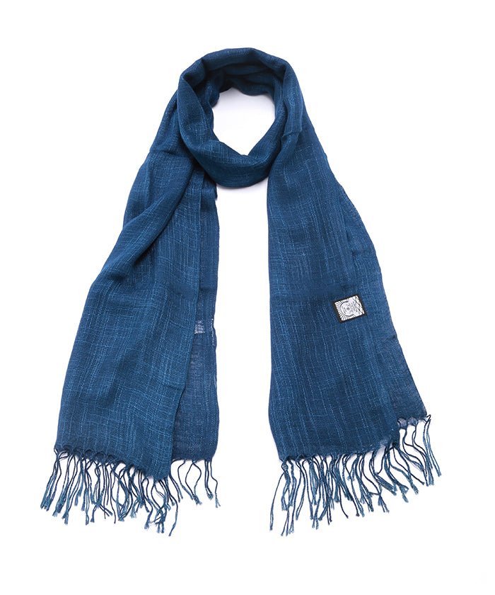 天然インディゴのボタニカルストール<相手が選べるギフト対象>