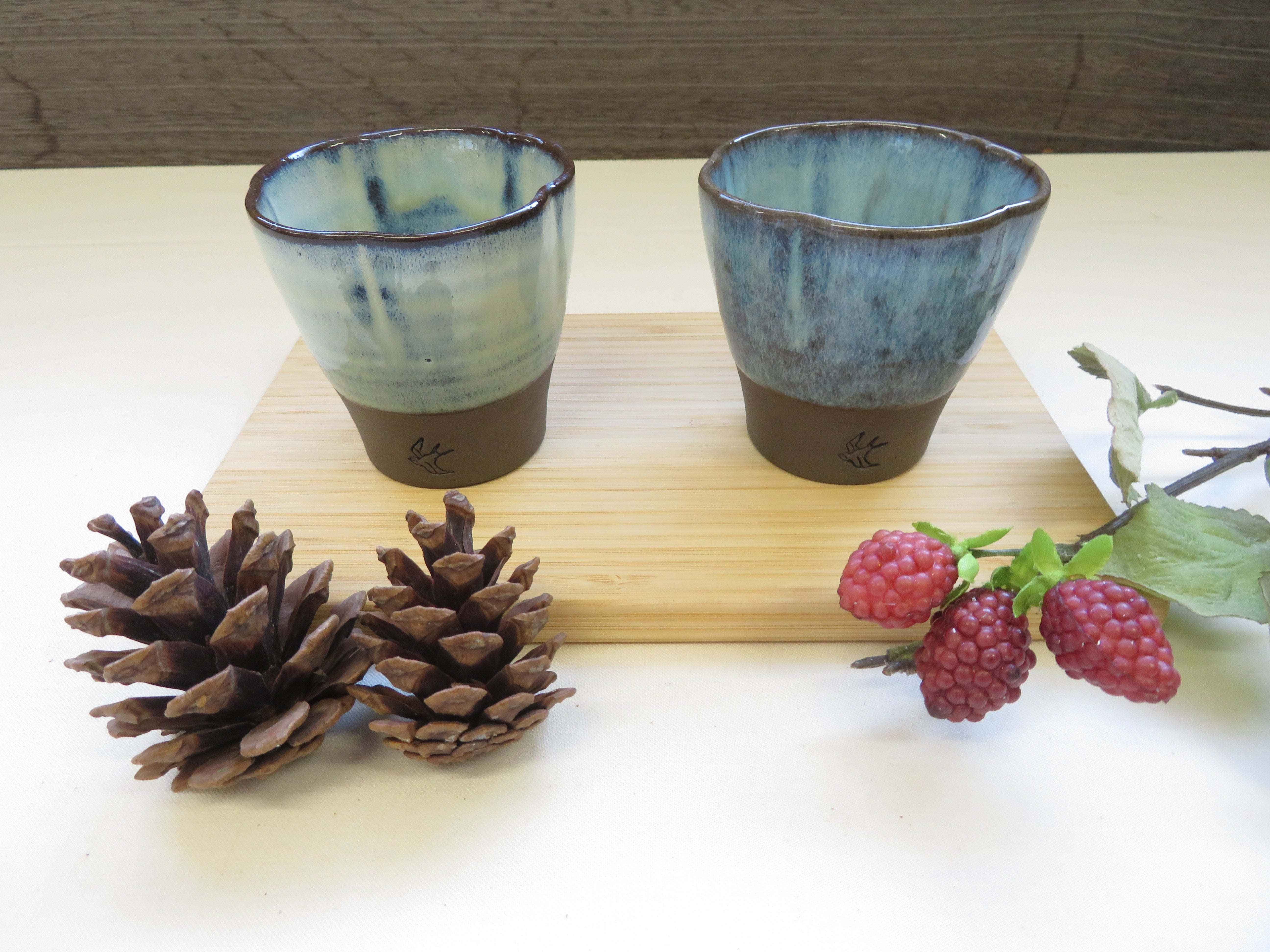 ゆら湯呑み2種セット