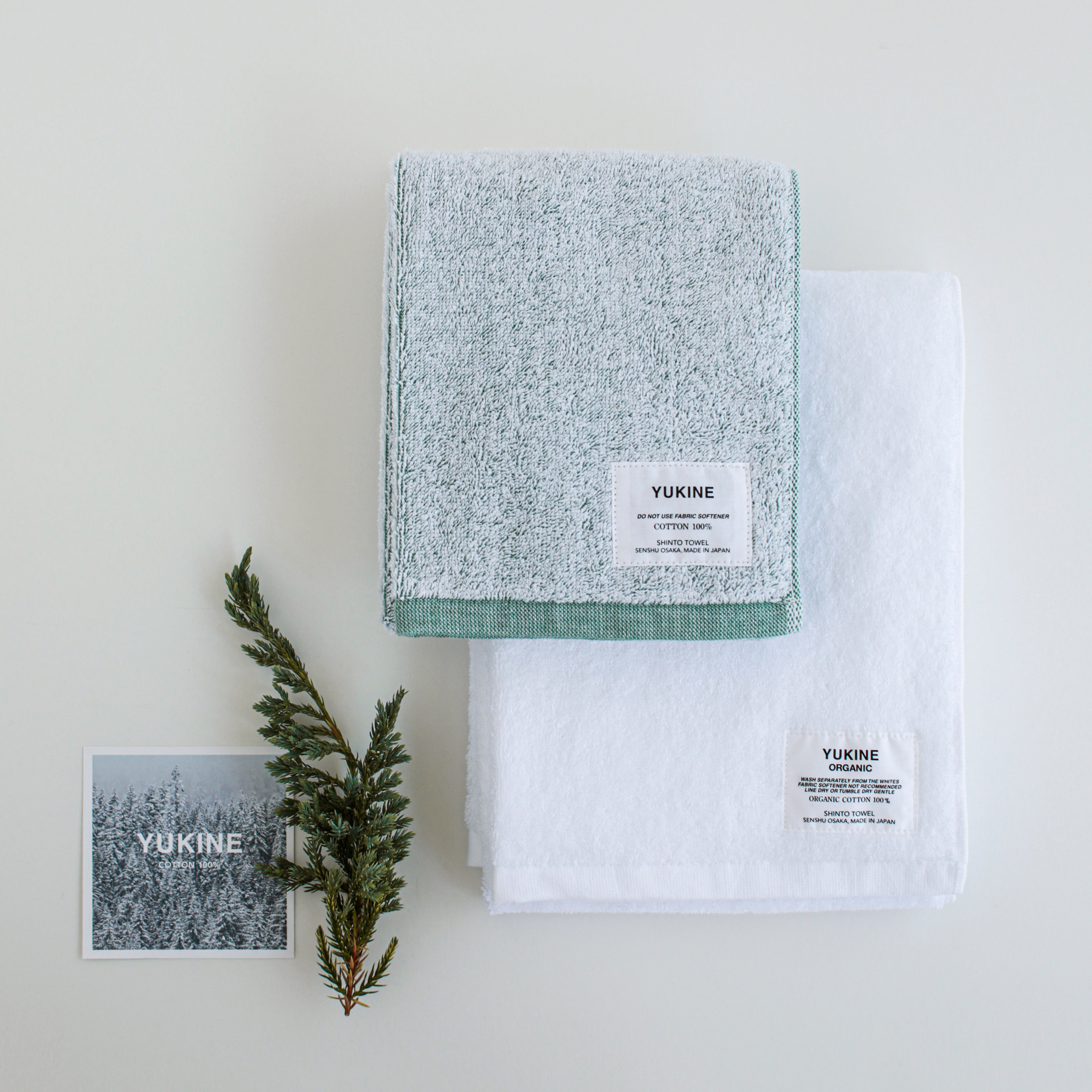 YUKINE/BATH TOWELとFACE TOWELの2色セット<相手が選べるギフト対象>