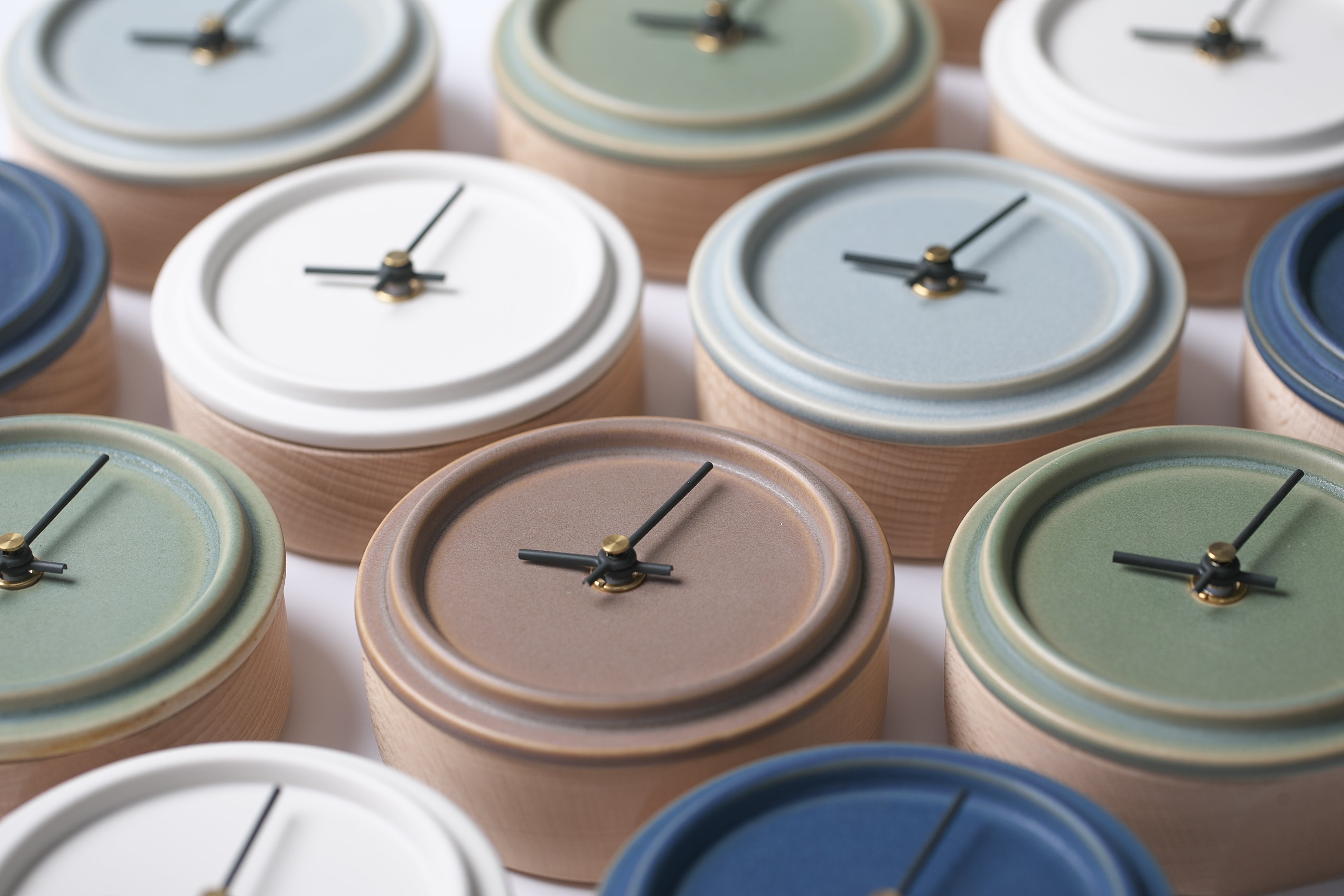 陶磁器と木の時計 Baum<相手が選べるギフト対象>