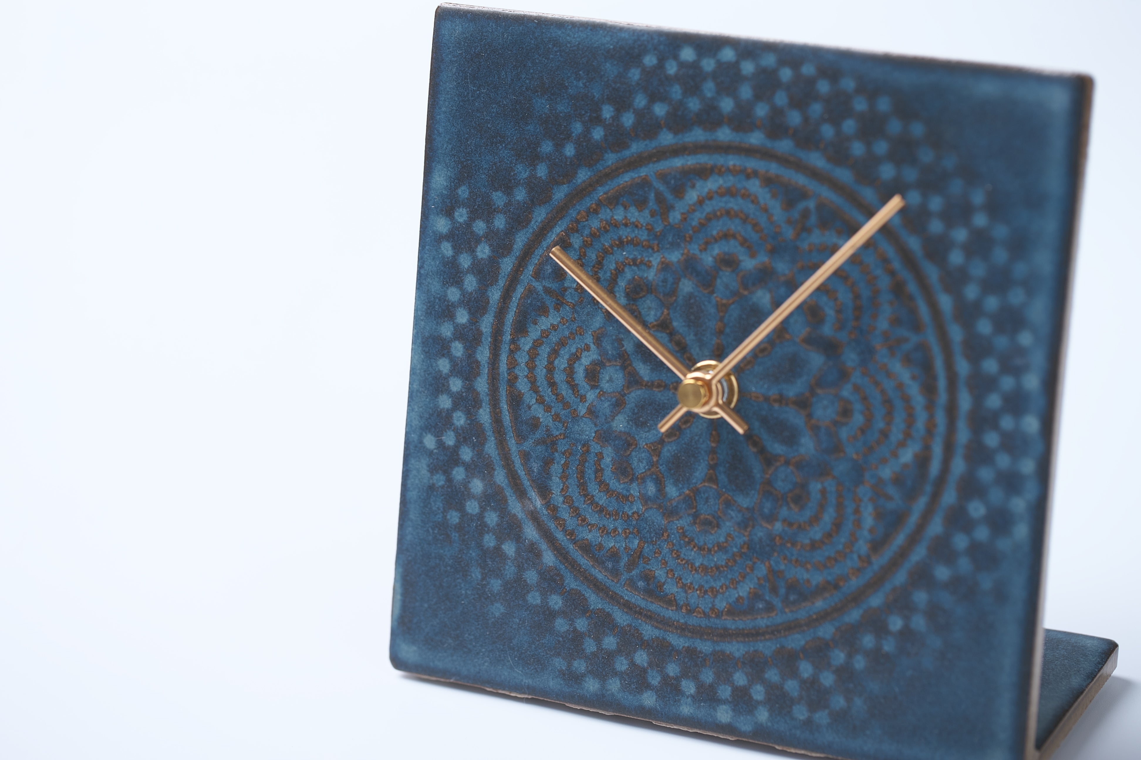 タイルの時計 LACE TILE CLOCK<相手が選べるギフト対象>