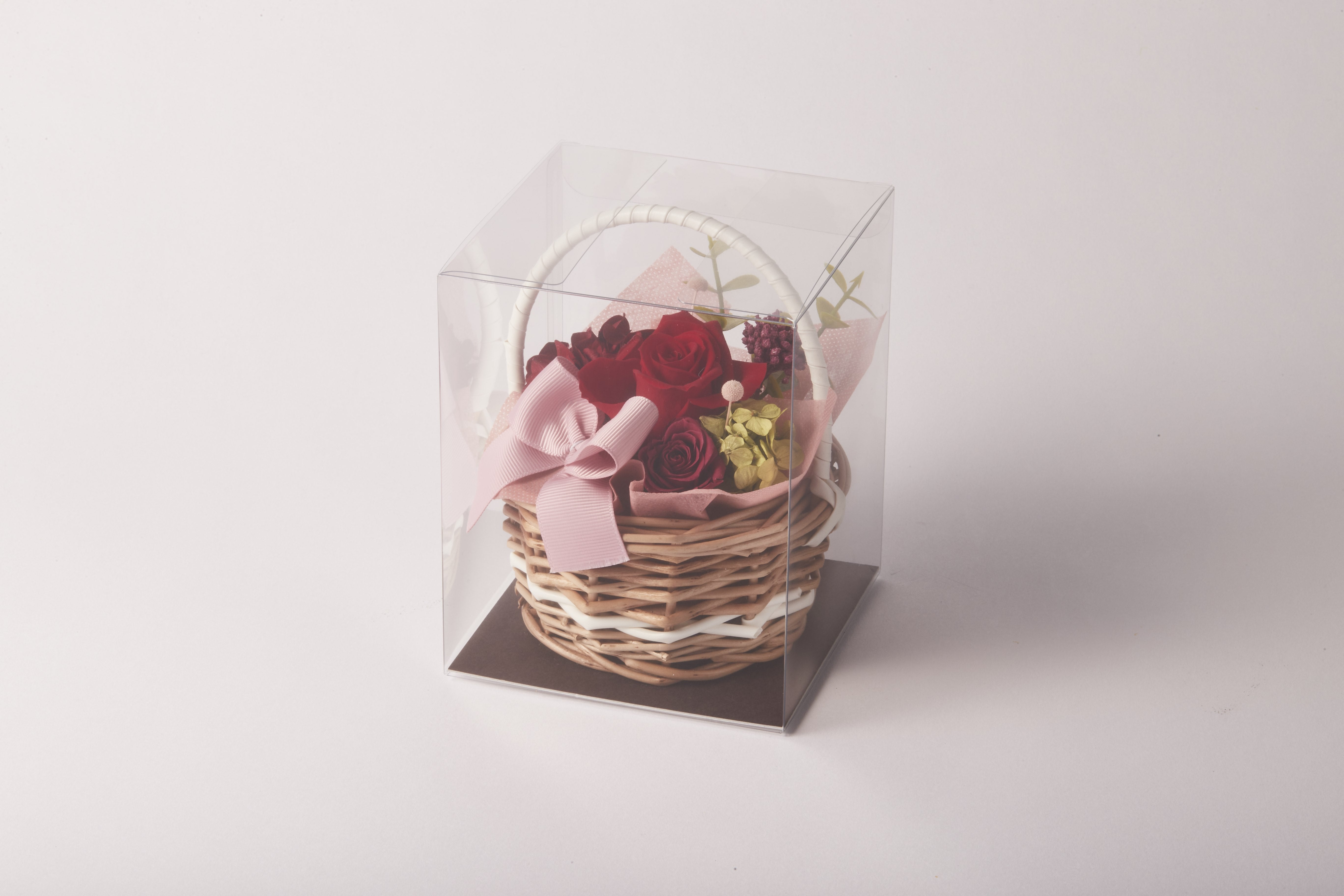 プリザーブドフラワー/フラワーバスケット<相手が選べるギフト対象>