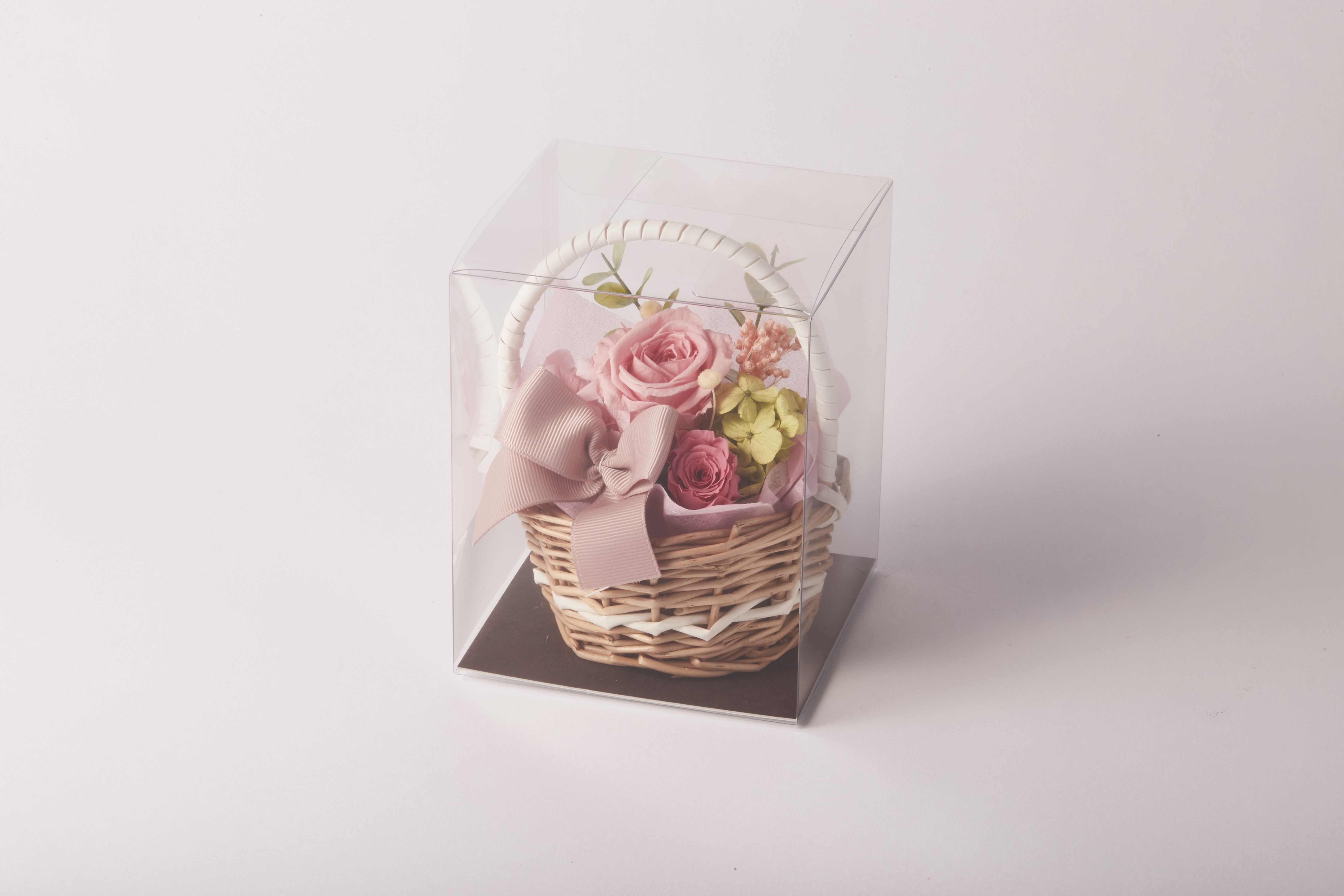 プリザーブドフラワー/フラワーバスケット<相手が選べるギフト対象>