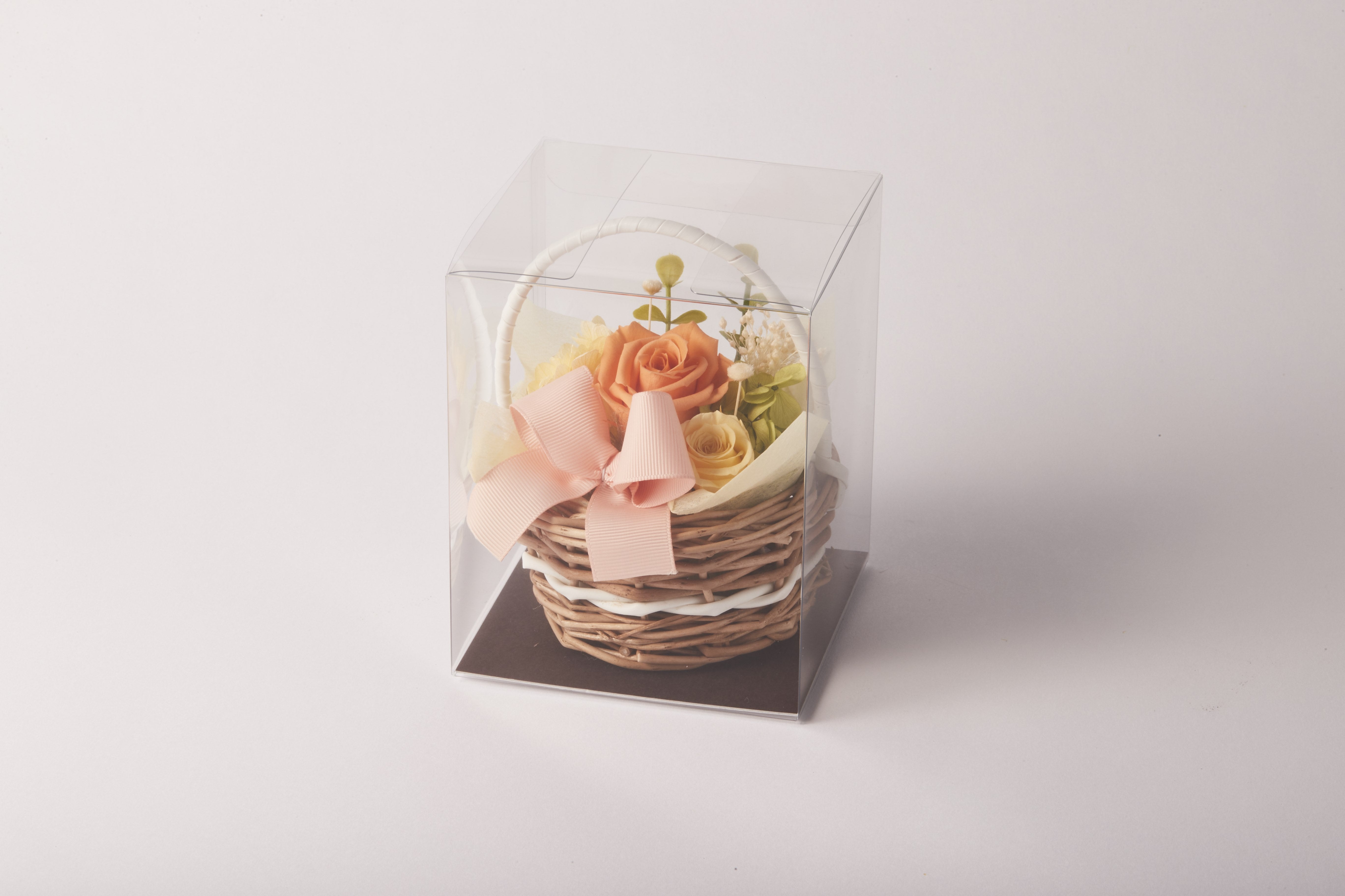 プリザーブドフラワー/フラワーバスケット<相手が選べるギフト対象>