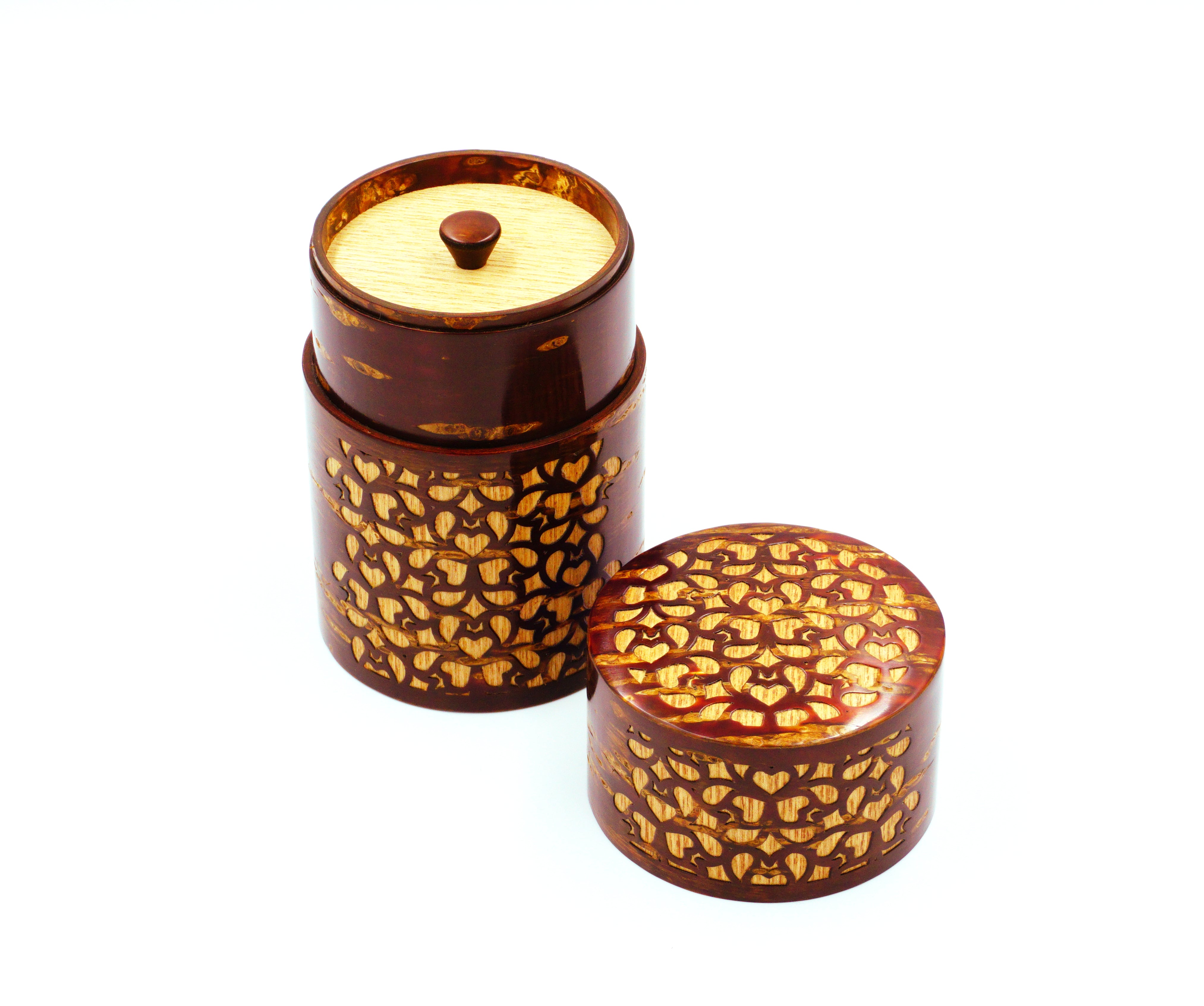 桜樺細工の茶筒<相手が選べるギフト対象>