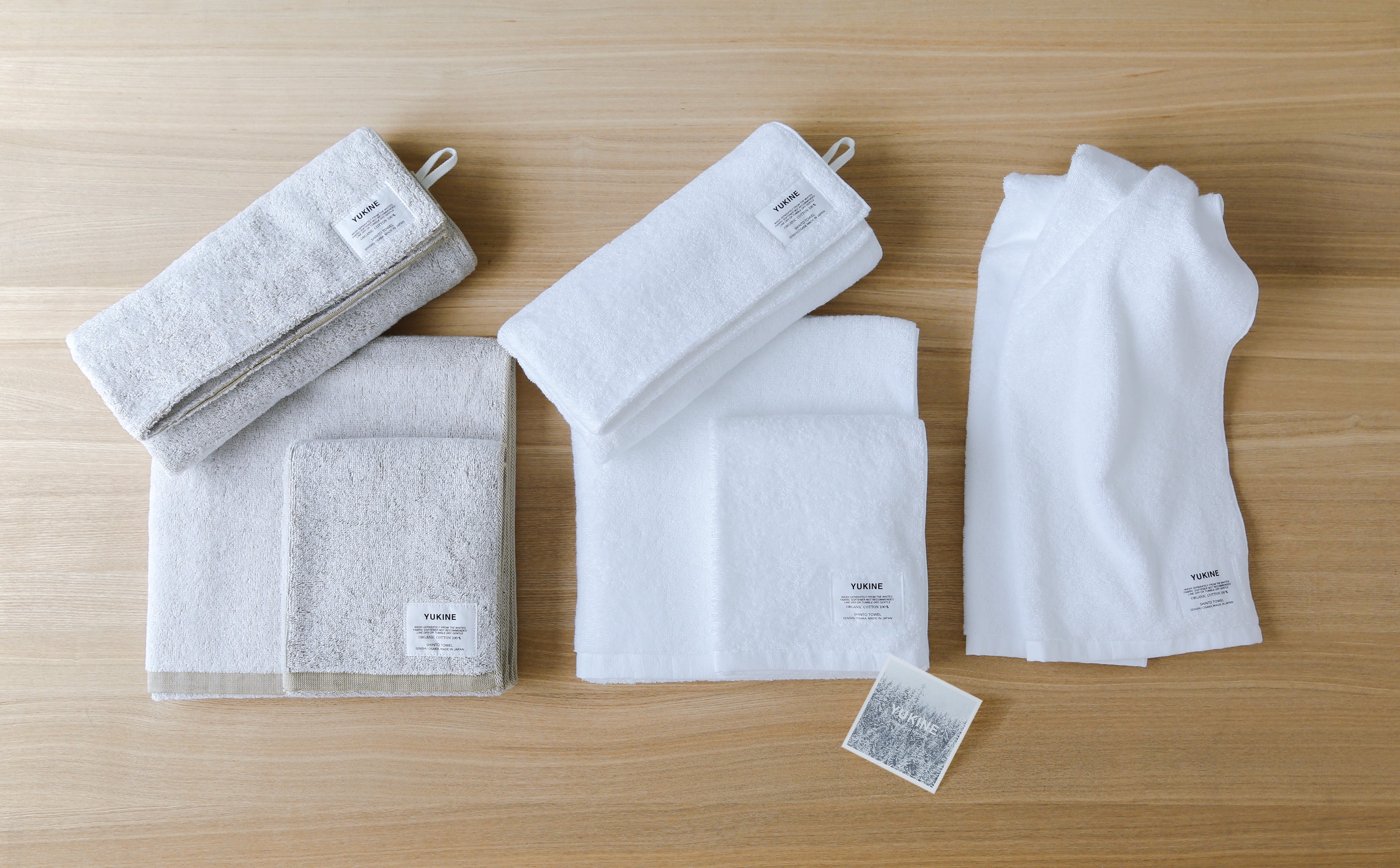 YUKINE/BATH TOWELとFACE TOWELの2色セット<相手が選べるギフト対象>