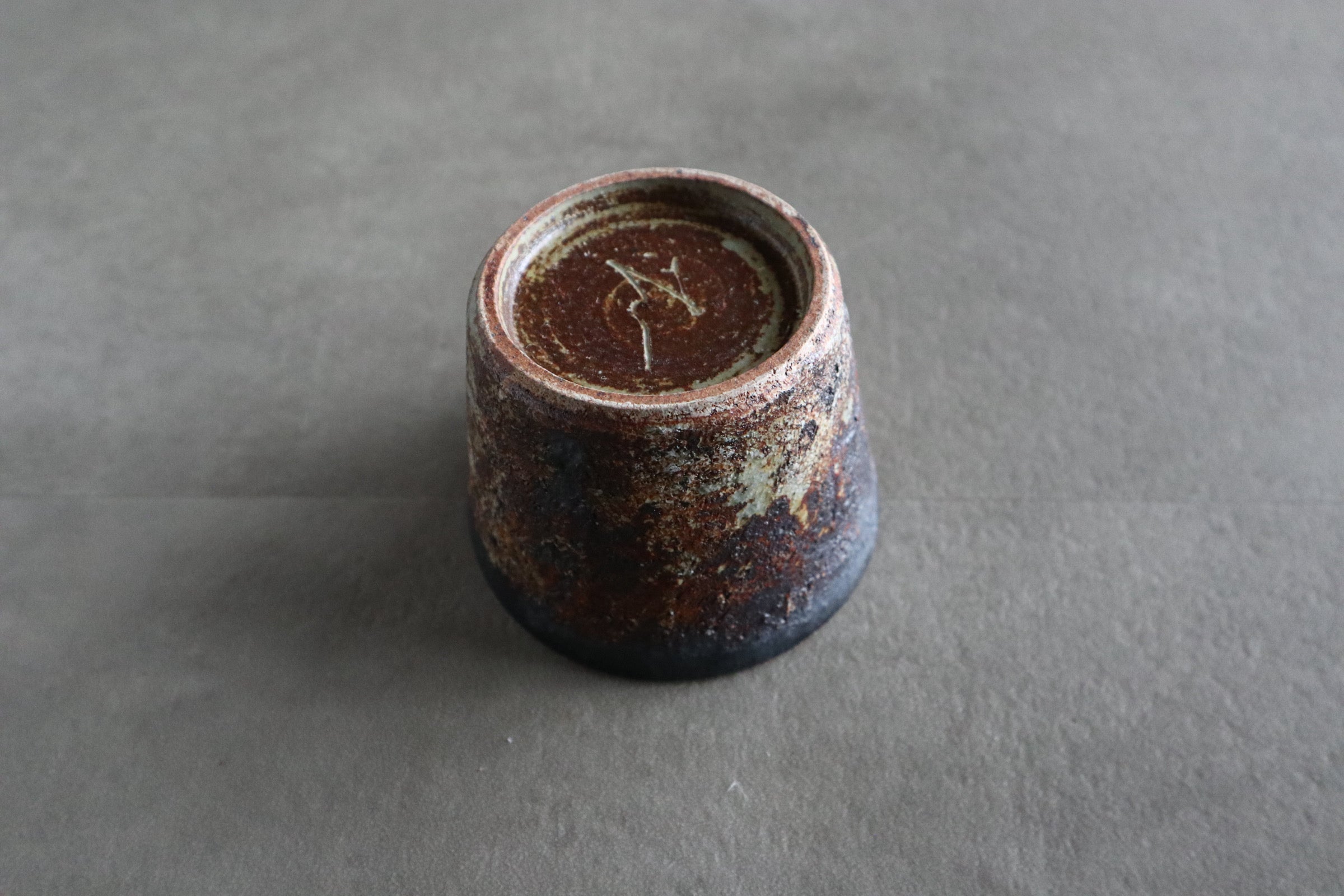 荒錆化粧そば猪口