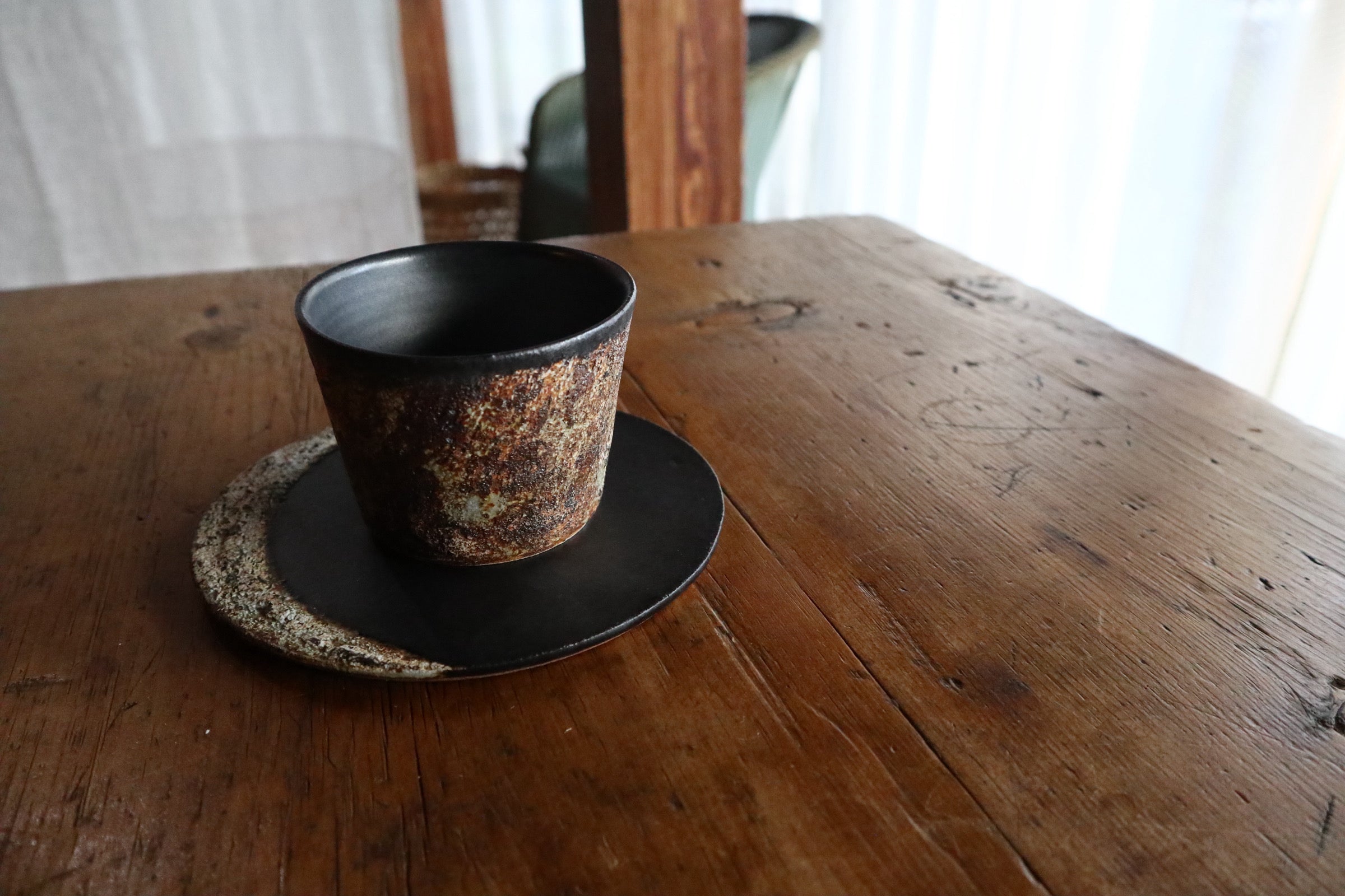 荒錆化粧そば猪口