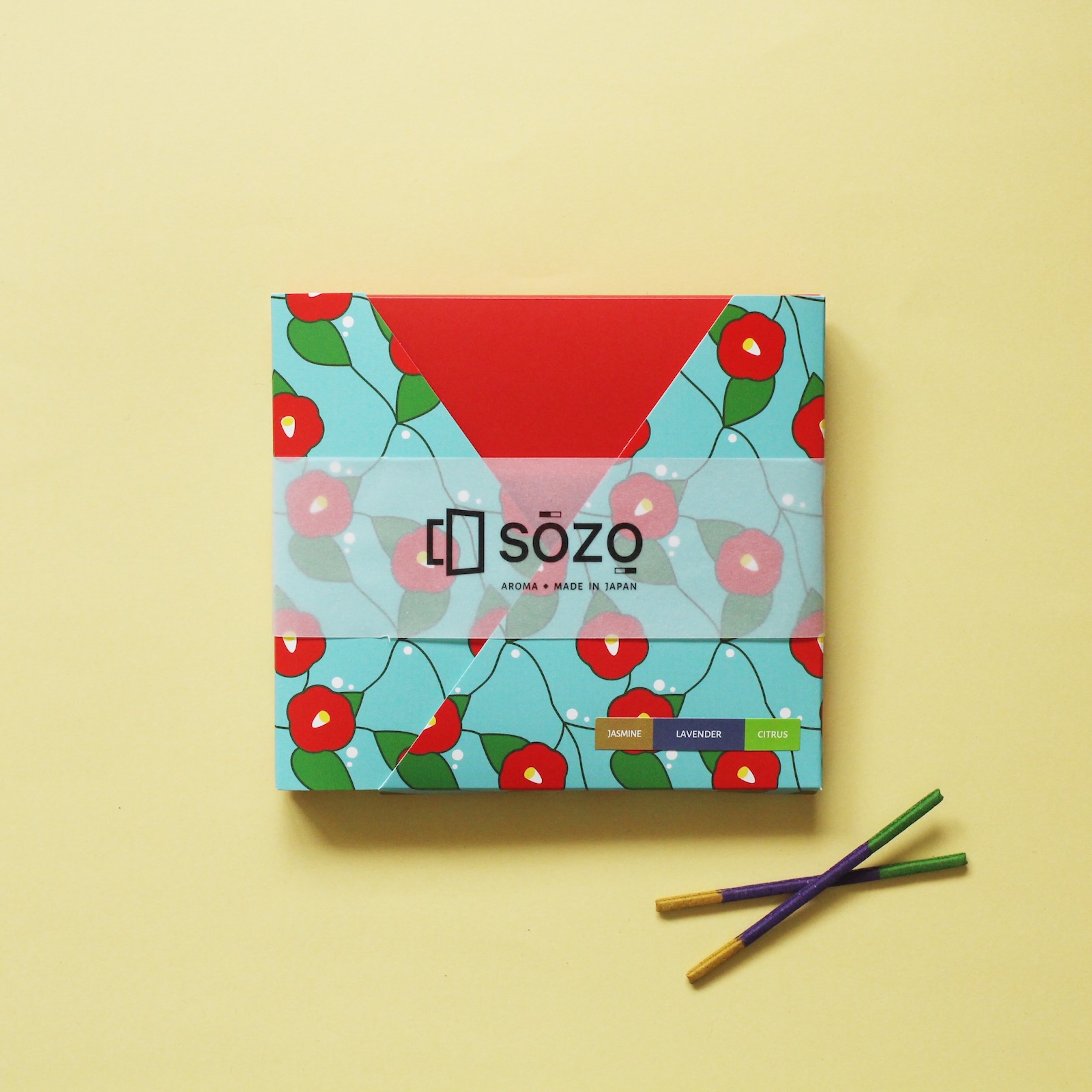 時間で香りが替わるお香 2種セット(心・三大香木)