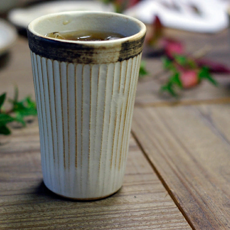 アンティークスリムライン アイスコーヒーカップ2個セット