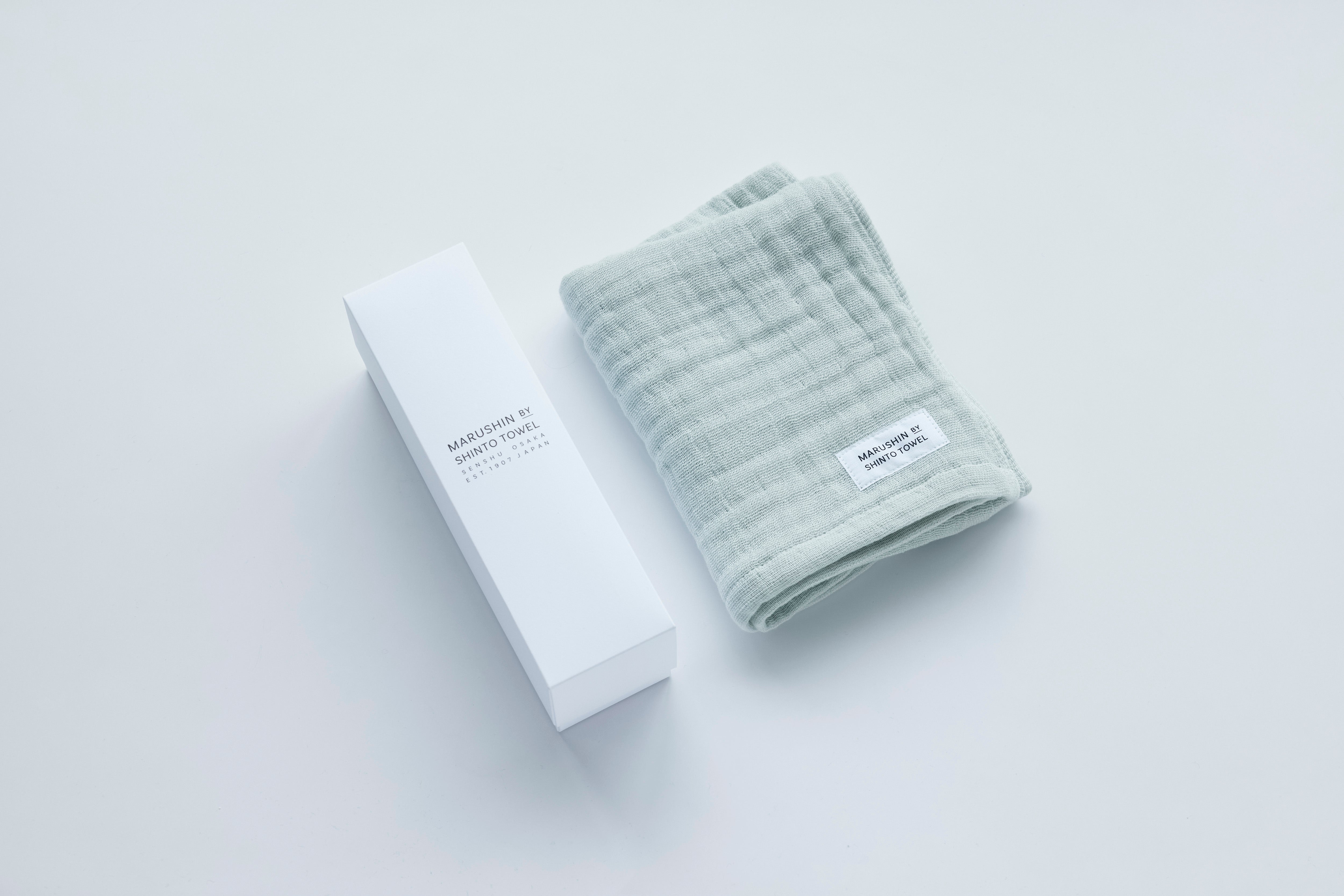 RANDOM WEFT QUADRUPLE GAUZE フェイスタオル 1枚 箱入り