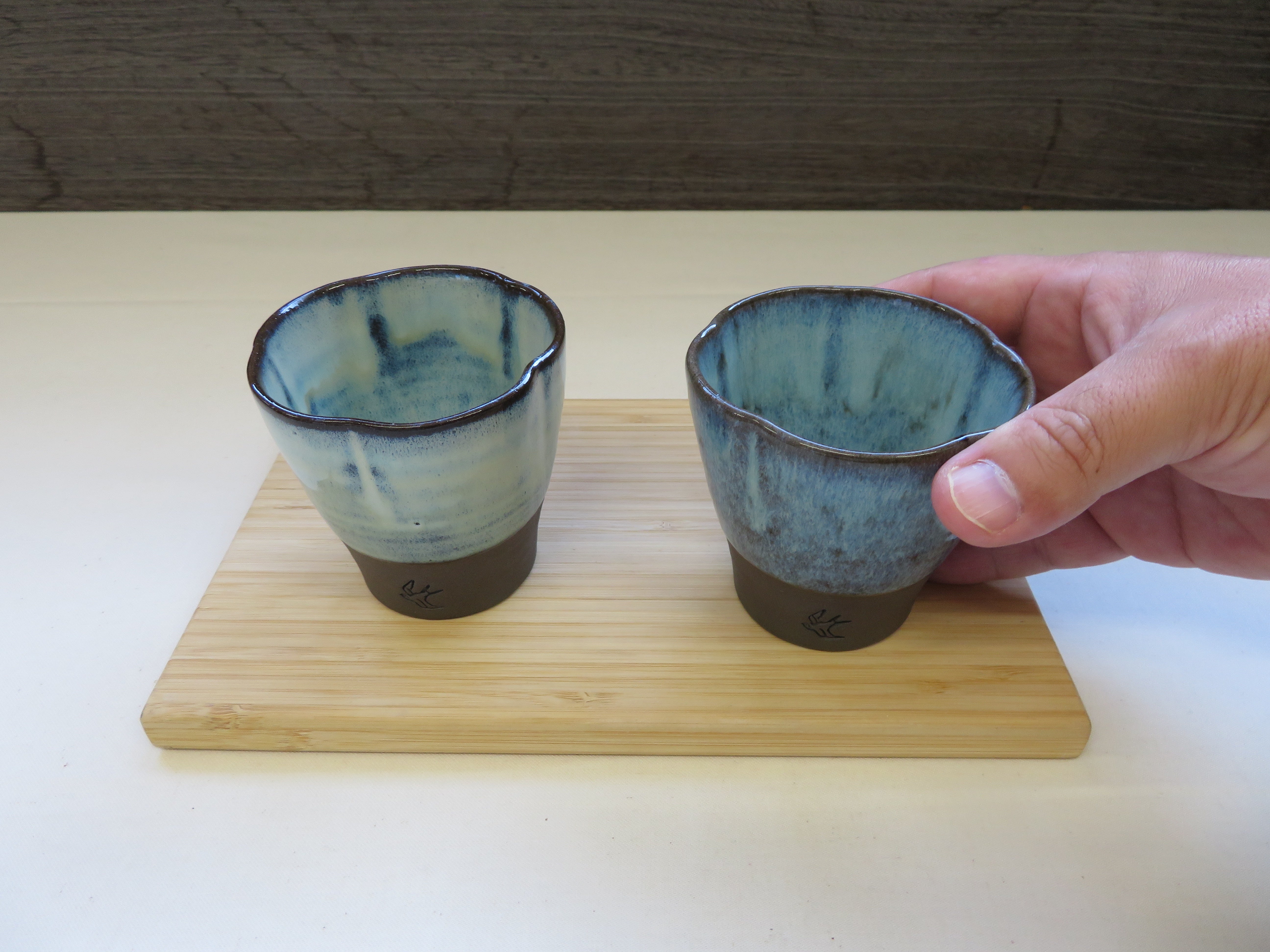 ゆら湯呑み2種セット