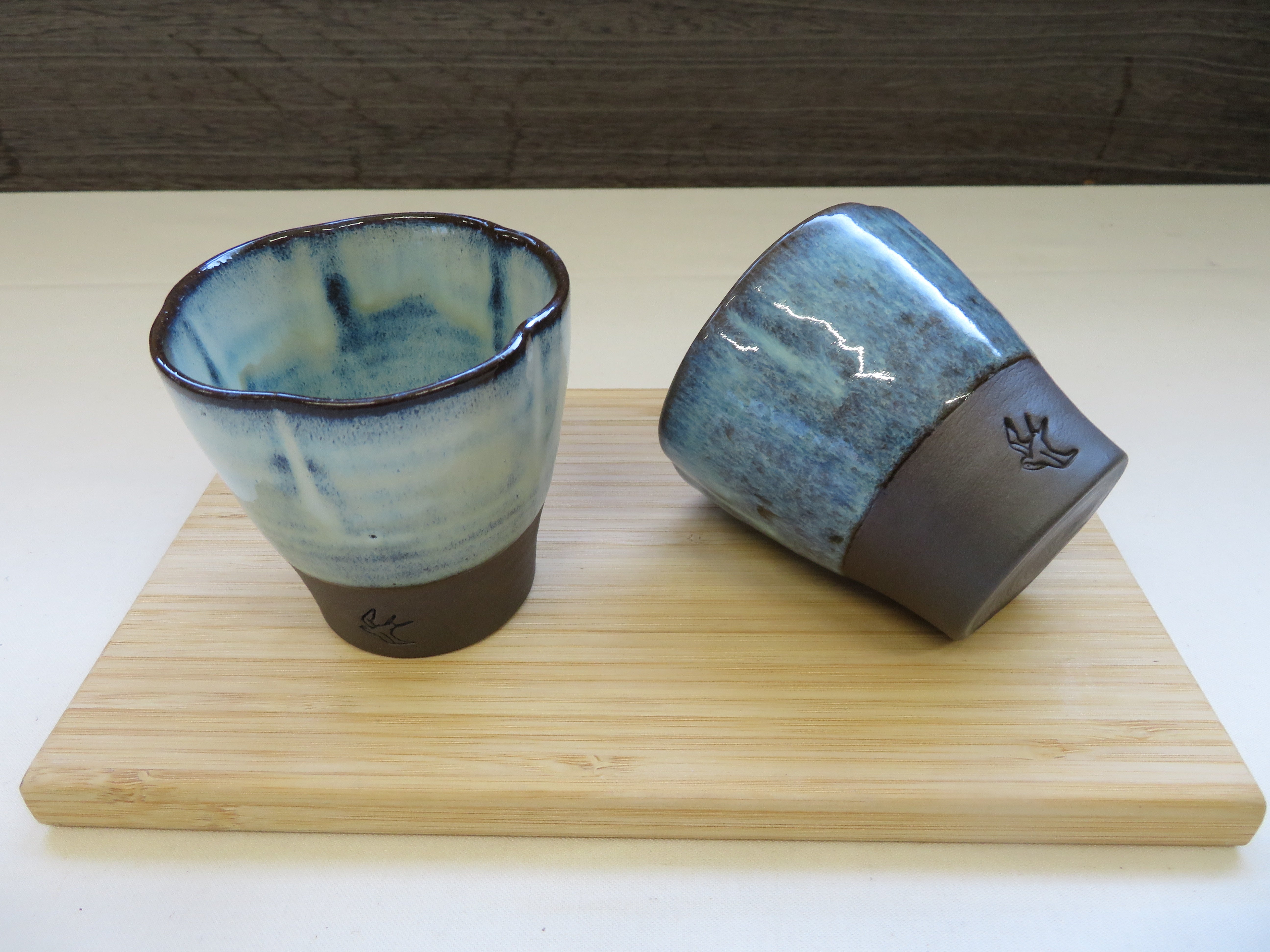 ゆら湯呑み2種セット