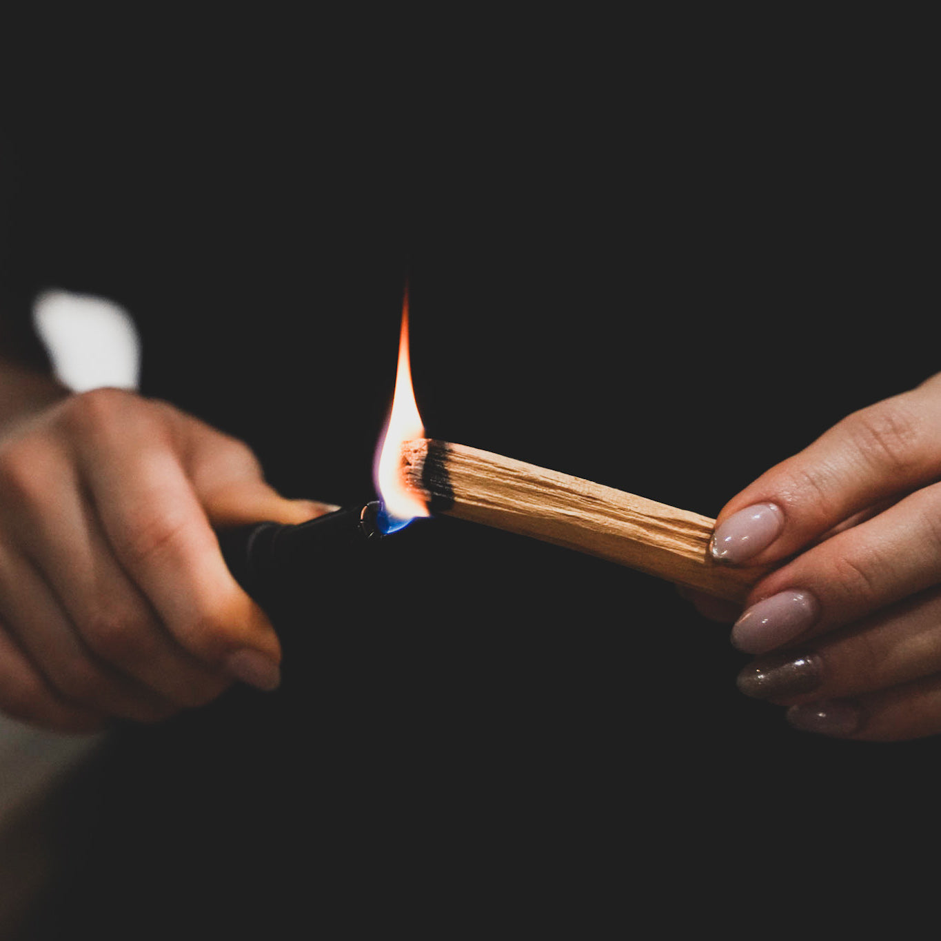 Palo Santo Bottle & Eco Stone Holder set