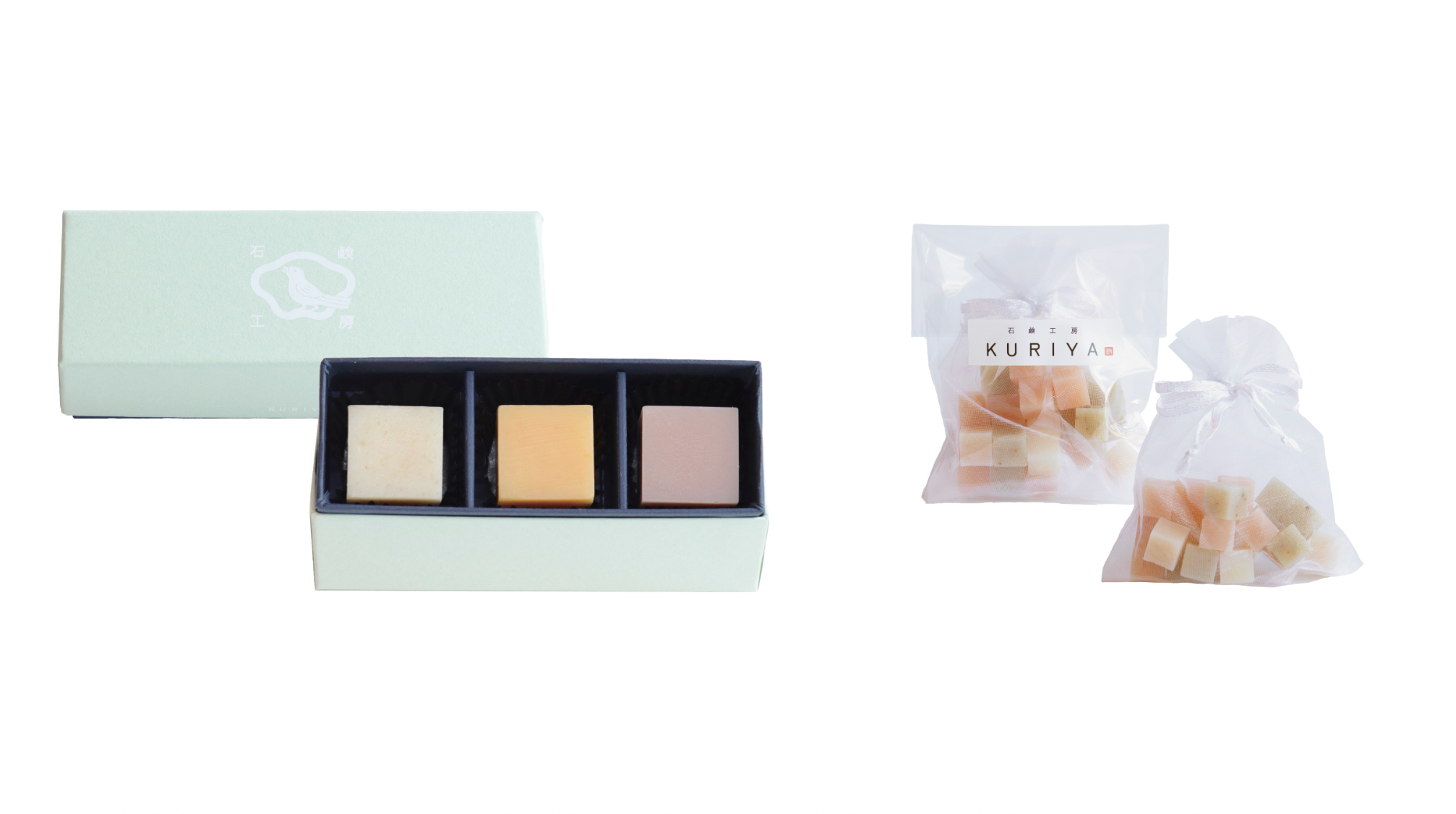 小さなアロマ石鹸3個セット+石鹸ポプリのセット <相手が選べるギフト対象>