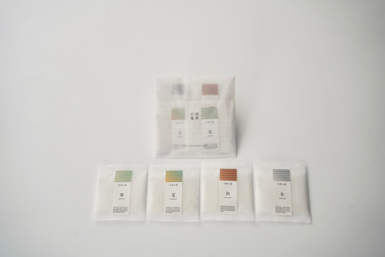 四季の塩 食べ比べセット（10g×4種）