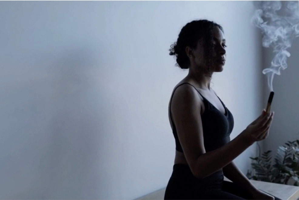 Palo Santo Bottle & Eco Stone Holder set