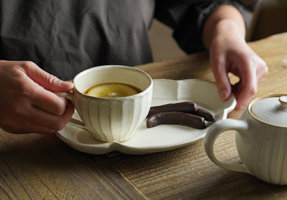 カフェセット kinariカップ＆モッコ皿角大